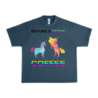 Midnight Navy Before After Coffee Urban Heavy Tee - Bettercallsaul
