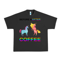 Pigment Black Before After Coffee Urban Heavy Tee - Bettercallsaul