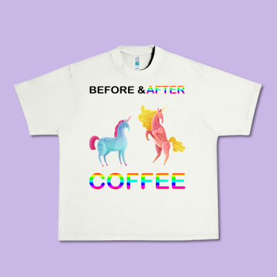 Before After Coffee Urban Heavy Tee Designed By Bettercallsaul