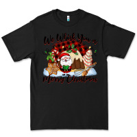 Black We whisk you a Merry Christmas Premium Tee - NancyCooperArtShop