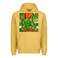 Coffee Cups St. Patrick's Day With Leopard Seamless Pattern Bbs Premium Hoodie | Teevron