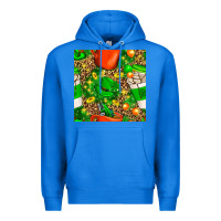 True Royal coffee cups st. patrick's day with leopard seamless pattern bbs Premium Hoodie - BundleAndBundleShop