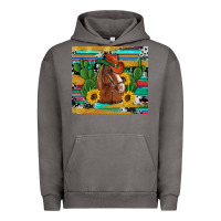 Pigment Tornado western horse cowboy hat cactus sunflowers glitter cowhide serape turq Urban Hoodie - Artiststas