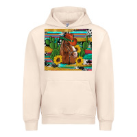 Sandshell western horse cowboy hat cactus sunflowers glitter cowhide serape turq Urban Hoodie - Artiststas