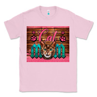 Bubblegum Pink Western Cat Mom Classic Tee - LillyAllenDesigns