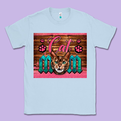 Western Cat Mom Classic Tee Designed By Lillyallendesigns