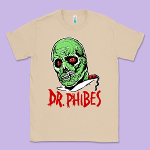 Dr. Phibes Classic Tee Designed By Tuandangui