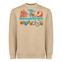 Mushroom gastroenterologist olivia Heavyweight Sweatshirt - OliviaCreatesArt