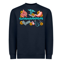 Navy gastroenterologist olivia Heavyweight Sweatshirt - OliviaCreatesArt