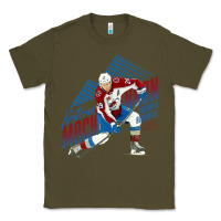 Army Green nathan mackinnon Classic Tee - tuanDangUi