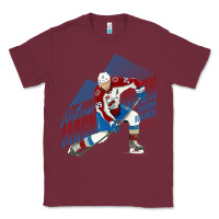 Burgundy nathan mackinnon Classic Tee - tuanDangUi