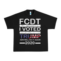 Hell Yeah I Voted Trump And Will Do It Again 2020 Urban Heavy Tee | Teevron