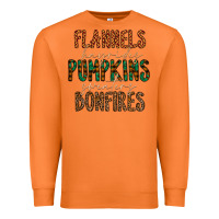 Carrot flannels hayrides pumpkins bonfires Premium Sweatshirt - CowhideDigitalArt