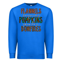 True Royal flannels hayrides pumpkins bonfires Premium Sweatshirt - CowhideDigitalArt