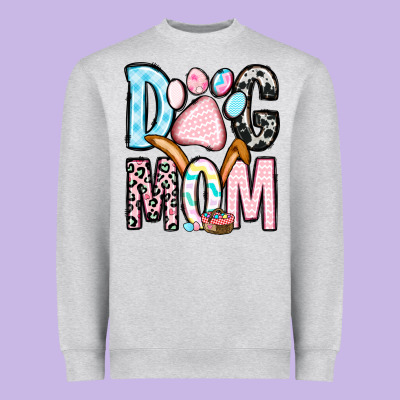 Easter Dog Mom Heavyweight Sweatshirt Designed By Oliviacreatesart