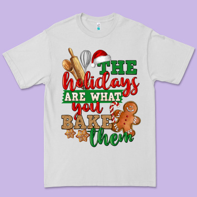 The Holidays Are What You Bake Them Premium Tee Designed By Nancycooperartshop