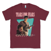 Burgundy vintage style 80s tears for fears design Classic Tee - tuanDangUi