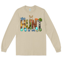 Mushroom The hunt is on with eggs Easter Day Long Sleeve Tee - HowdyJamesFarm