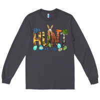 Smoke The hunt is on with eggs Easter Day Long Sleeve Tee - HowdyJamesFarm