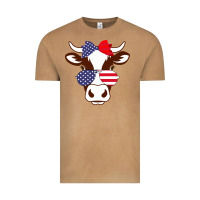Vintage Camel Cow 4Th Of July Independence Day Vintage Tee - Bettercallsaul