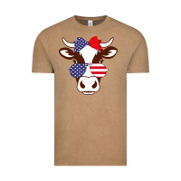 Vintage Coffee Cow 4Th Of July Independence Day Vintage Tee - Bettercallsaul