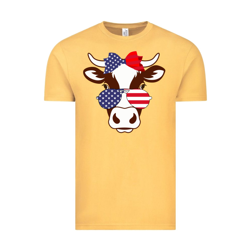Cow 4th Of July Independence Day Vintage Tee by Bettercallsaul | Teevron