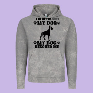 Rescue Dog Vintage Hoodie Designed By Bettercallsaul