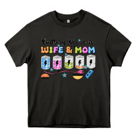 Asphalt battery life of a wife & mom Heavy Core Tee - JahusDesignShop