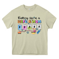 Mossy battery life of a wife & mom Heavy Core Tee - JahusDesignShop