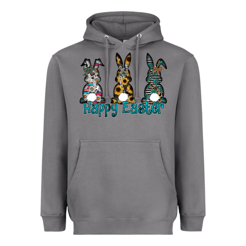 Happy Easter Heavyweight Hoodie by CowhideDigitalArt | Teevron