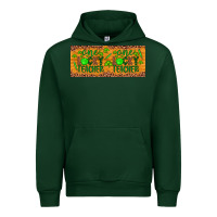 Forest Green Western St. Patrick's Day One Lucky Teacher Urban Hoodie - Artiststas