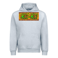 Heather Grey Western St. Patrick's Day One Lucky Teacher Urban Hoodie - Artiststas