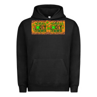 Pigment Black Western St. Patrick's Day One Lucky Teacher Urban Hoodie - Artiststas