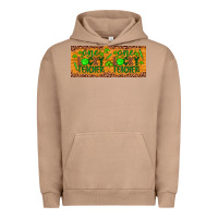 Pigment Burro Western St. Patrick's Day One Lucky Teacher Urban Hoodie - Artiststas
