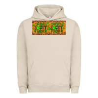 Pigment French Oak Western St. Patrick's Day One Lucky Teacher Urban Hoodie - Artiststas