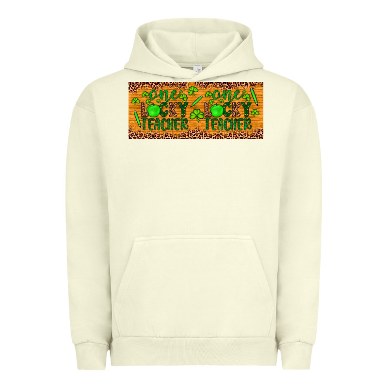 Western St. Patrick's Day One Lucky Teacher Urban Hoodie by Artiststas | Teevron