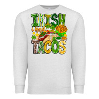 Oatmeal Heather Irish i Had Tacos Premium Sweatshirt - CowhideDigitalArt