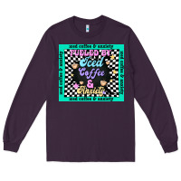 Plum fueled by ıced coffee and anxiety Long Sleeve Tee - TumblerDesignByShophia