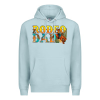 Blue Mist Western Rodeo Dad Premium Hoodie - BundleAndBundleShop