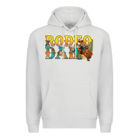 Dove Grey Western Rodeo Dad Premium Hoodie - BundleAndBundleShop