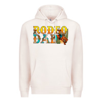 Pale Pink Western Rodeo Dad Premium Hoodie - BundleAndBundleShop