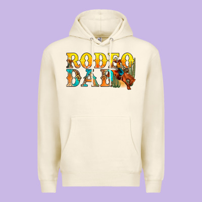 Western Rodeo Dad Premium Hoodie Designed By Bundleandbundleshop