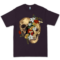 Plum nature skull Premium Tee - RanaPortraitStore