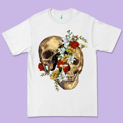 Nature Skull Premium Tee Designed By Ranaportraitstore