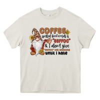 Cream coffee spelled backwards is eeffoc & i don't give Heavy Core Tee - MaliasSmallBusiness