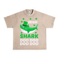 French Oak Irish Shark Doo Doo Doo Saint Patricks Day Urban Heavy Tee - Bettercallsaul