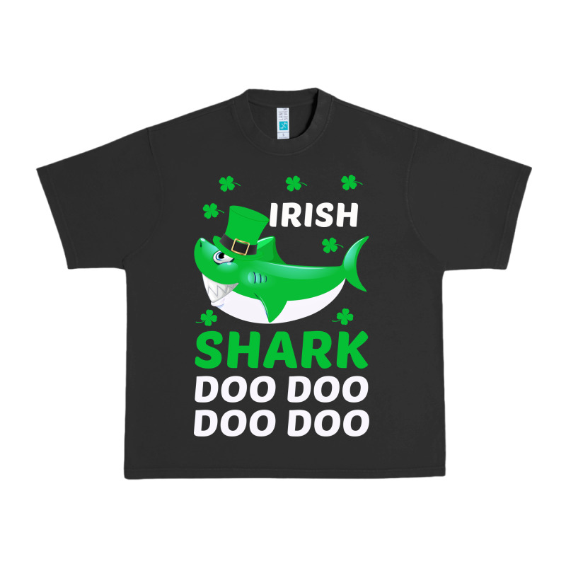 Irish Shark Doo Doo Doo Saint Patricks Day Urban Heavy Tee by Bettercallsaul | Teevron