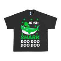 Pigment Black Irish Shark Doo Doo Doo Saint Patricks Day Urban Heavy Tee - Bettercallsaul