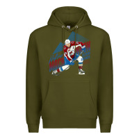 Army Green nathan mackinnon Premium Hoodie - tuanDangUi