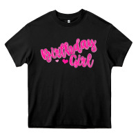Black birthday girl Heavy Core Tee - MaliasSmallBusiness